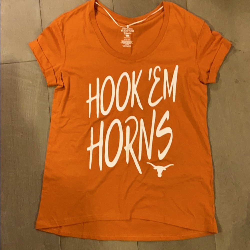 UT University of Texas Hook ‘em Horns Tee Large
